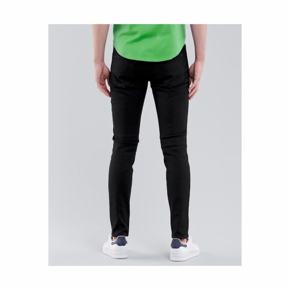 Hollister Men's No Fade Black Super Skinny Jeans size w32  L34 - Picture 3 of 7